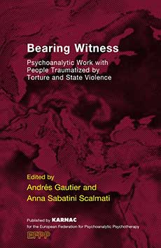 Cover -Bearing Witness Psychoanalytic Work with People Traumatised by Torture and State Violence