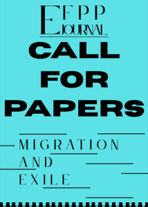 Call For Papers – 3rd Issue – “Migration and Exile”