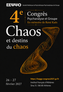 4th Congress – HSPGP Psychoanalysis and Group – 26-27 February 2027