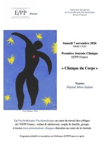 1st Clinical Day –  EFPP France – 7 November 2026